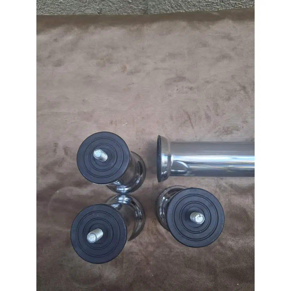 Baza Ayak HDR 90571 Koltuk Ayağı Kanepe Ayağı Mobilya Ayağı Krom 15 cm (4 Adet)