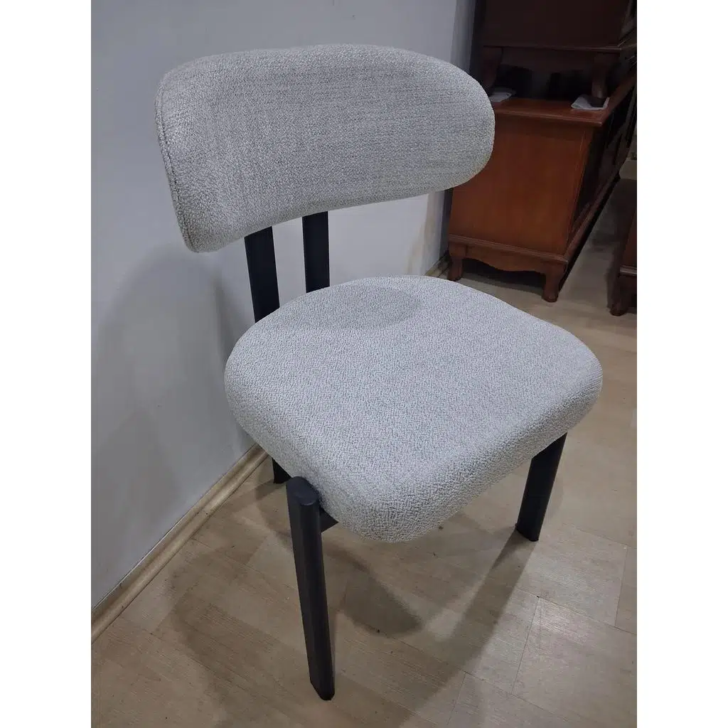 Sandalye 90603 Eliza Model Metal Siyah Ayak 1 Ad Ortopedik Kalın Sünger 