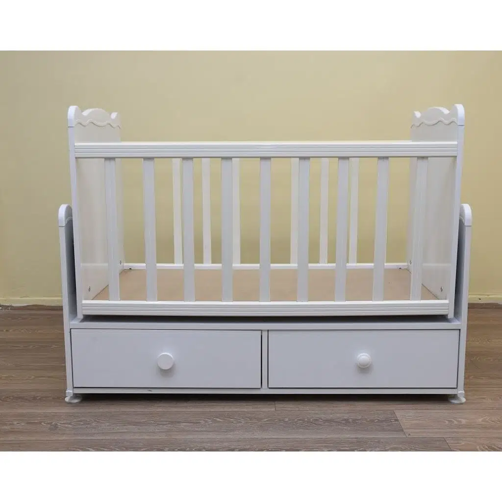 Beşik Bebek 12663 Sallanır Parlak beyaz 60*100 sağlığa zarar vermeyen Ürün