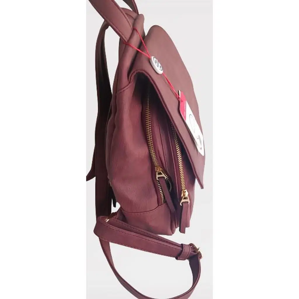 Çanta 90214 Los Angales Polo Club Model 6411 Fuşya Suni Deri El Yapım