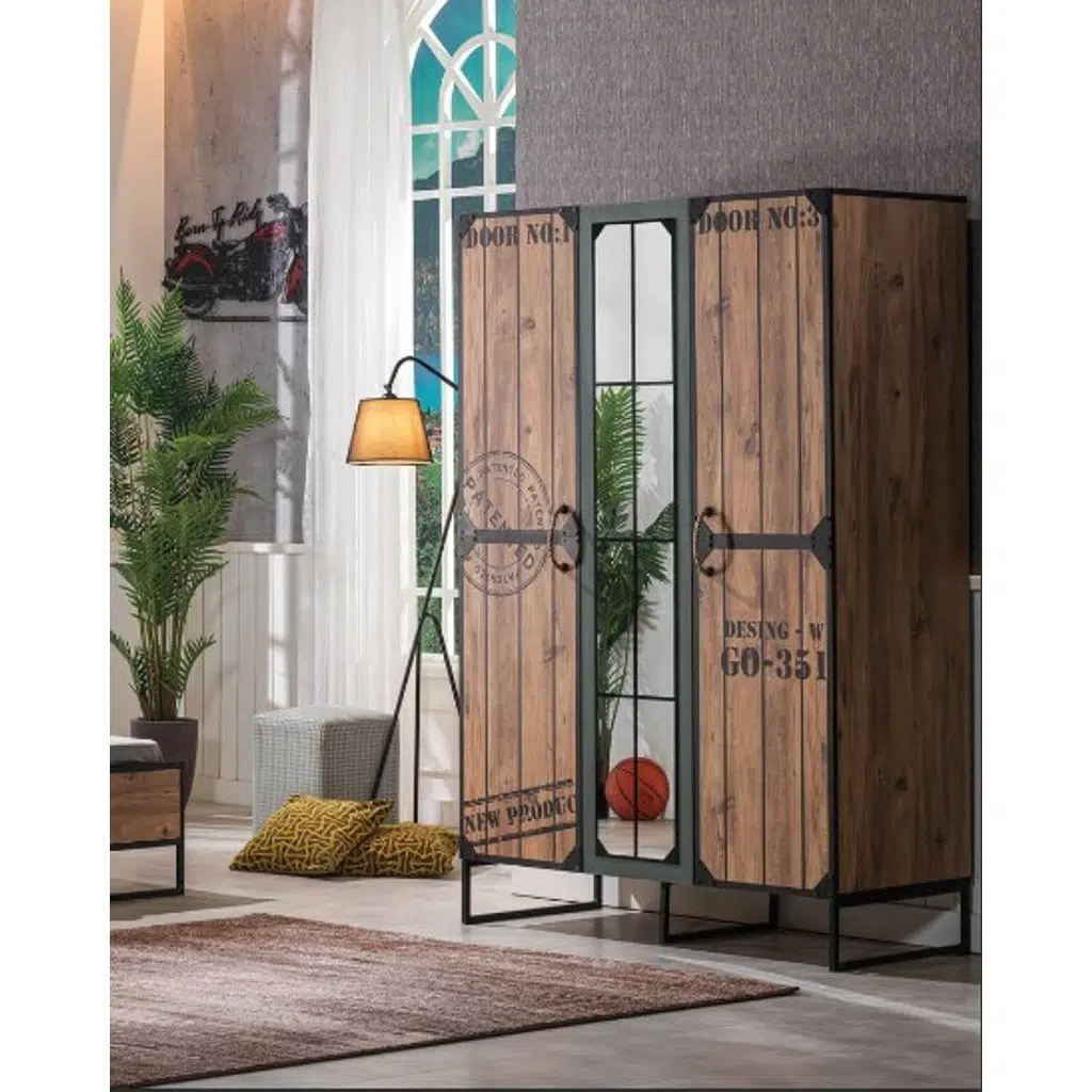  Dolap Urlu 18380 LOFT Model 3 kapı Metal iskelet İnasvasyon ürün kalite malzeme