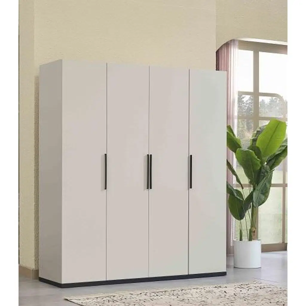 Dolap Urlu ROMA 90433 Model GARDROP 4 kapı Kalite Malzeme Beyaz Renk EL YAPIM