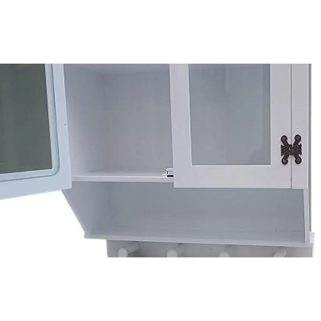 Hobi ADN 90351 Model Dekoratif TEREK Ecza Dolap MDF Parlak Beyaz lake El yapım