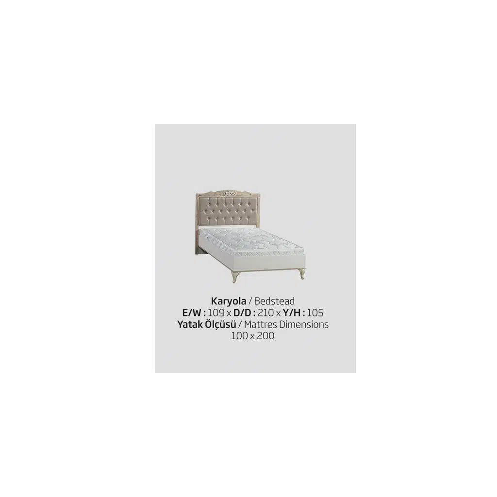 Karyola 13155 Urlu COUNTRY Model Hard suntalem Kalite Yüksek ayak İtinalı paket kargo