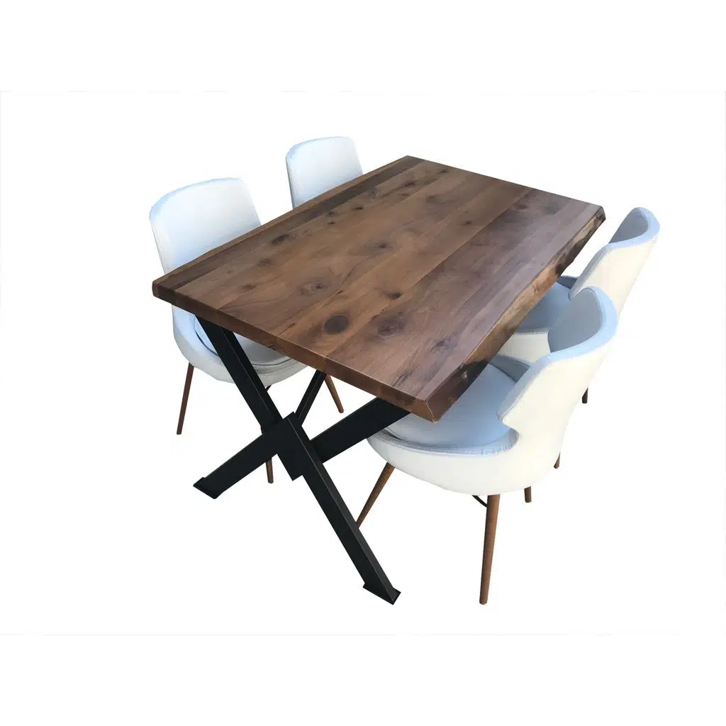 Masa 13841 X Ayak KÜTÜK desen Kalınlaştırma Tabla Dökme sünger sandalye Metal