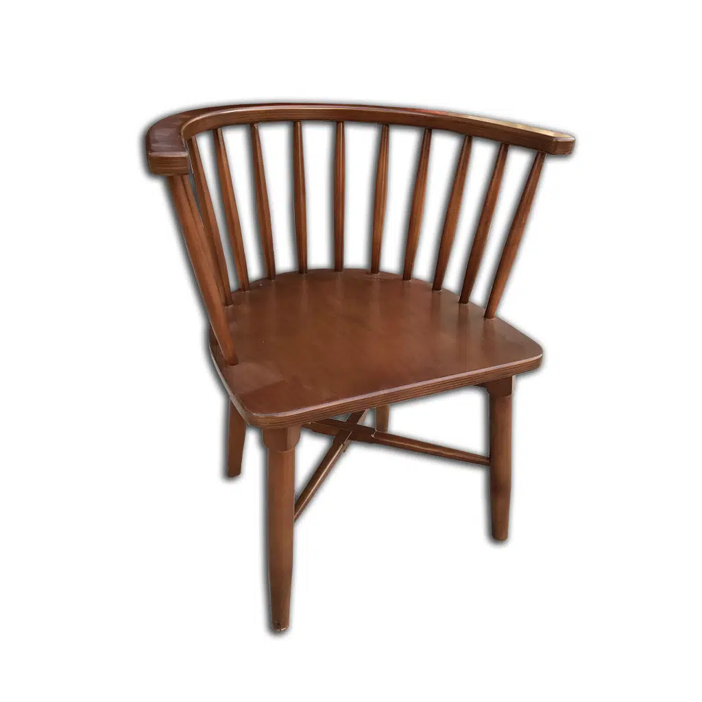Sandalye 17964 OMURGA Klasik Model Kayın Retro Bambu Ayak Parlak ceviz El Yapım