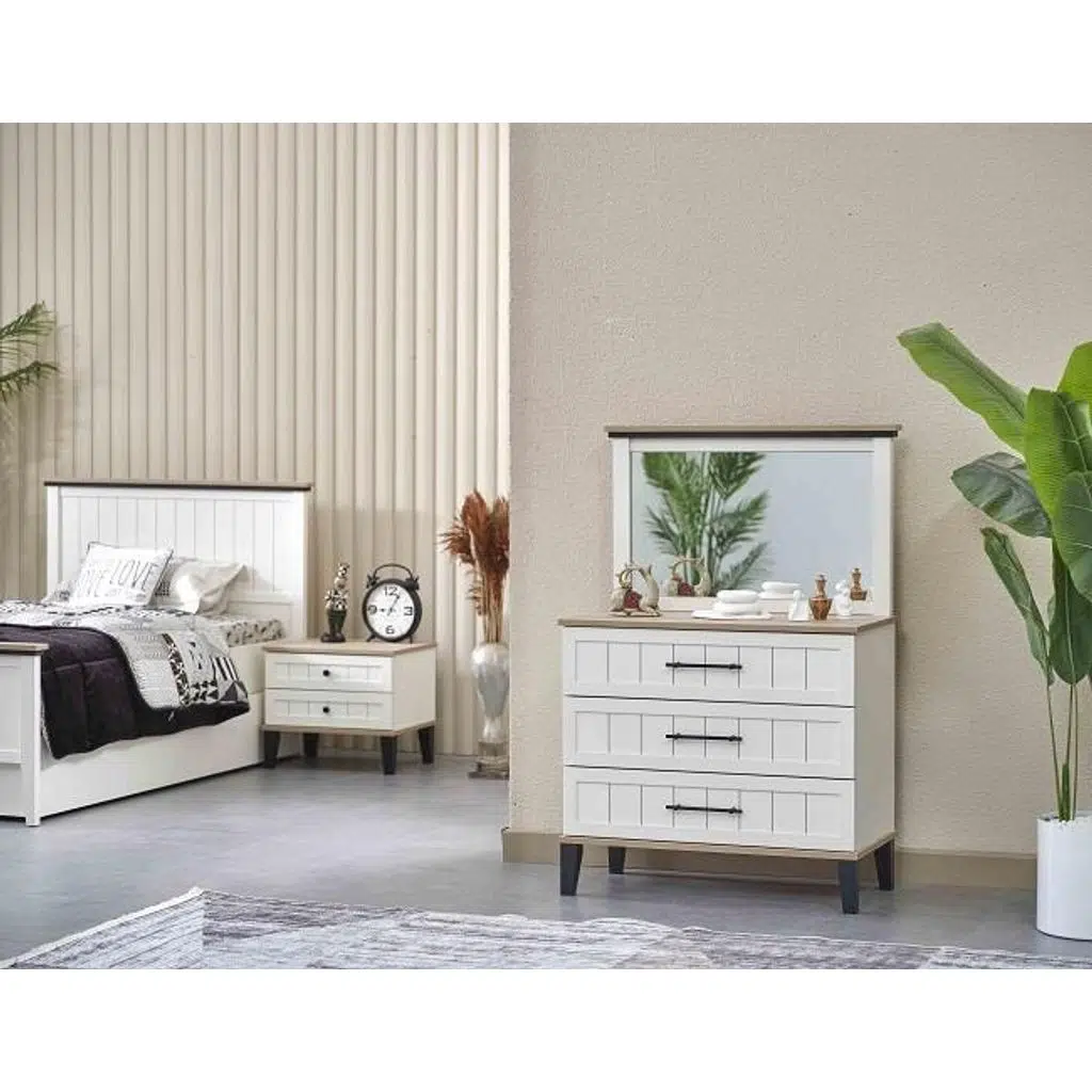 Şifonyer-Ayna Urlu 90426 BOSTON Model Suntalem kalite yüksek ayak El Yapım