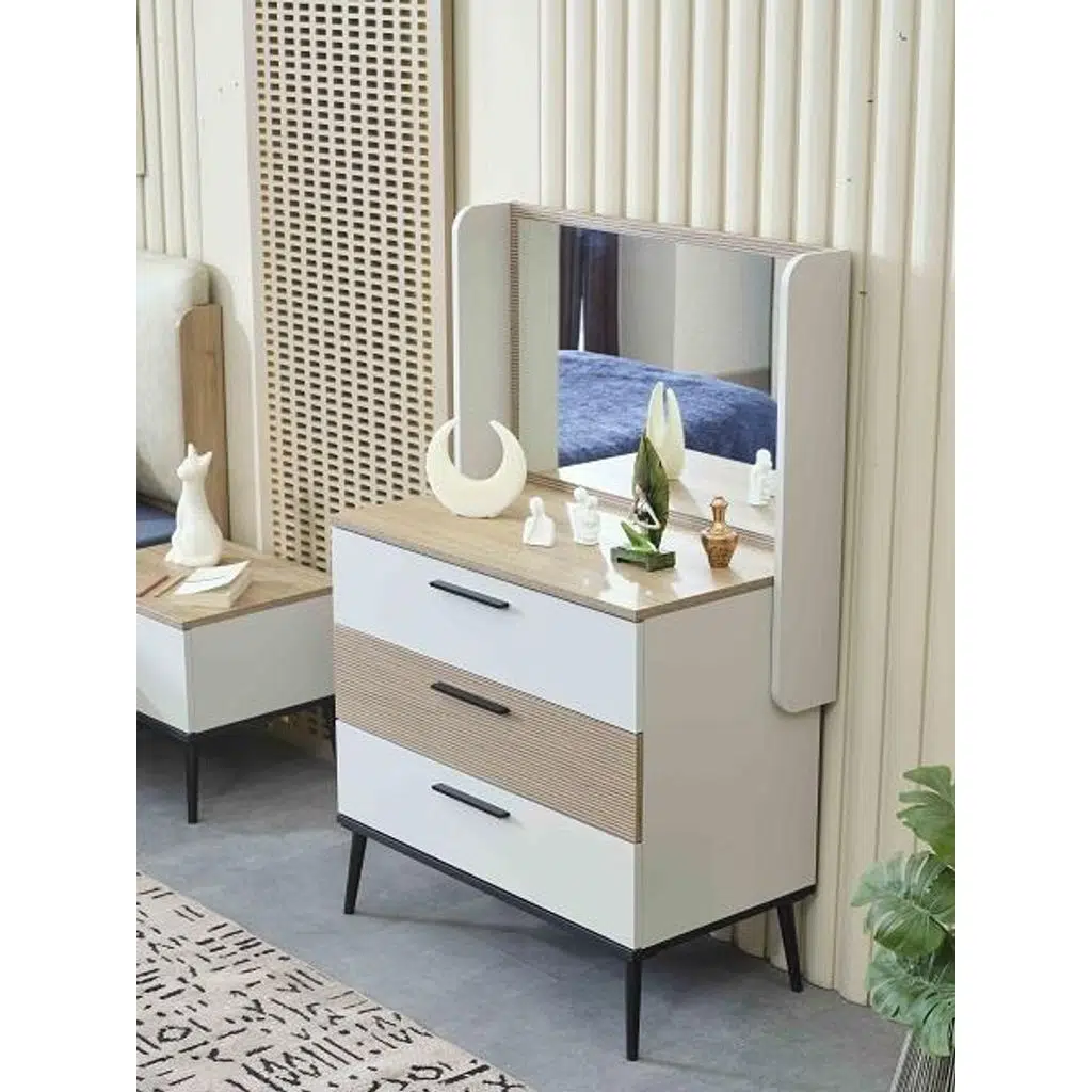Şifonyer-Ayna Urlu 90439 ROMA Model Suntalem kalite yüksek ayak El Yapım