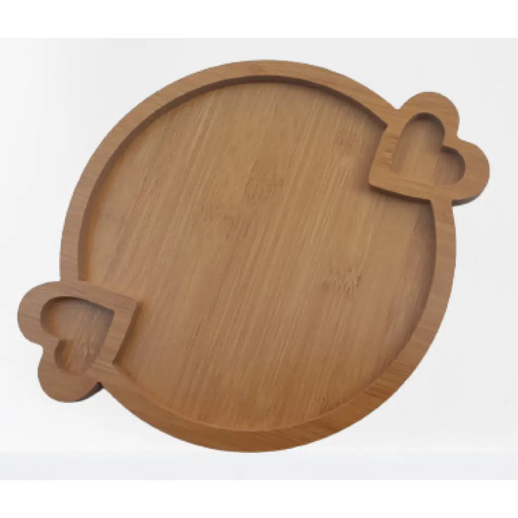 Sunum Tabak 12232 Tepsi Model Ahşap MDF Lam 1 Göz 4 Adet El Yapım