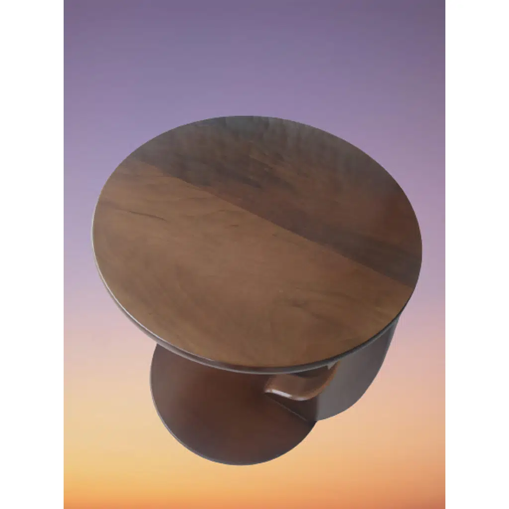 UFO C ST Sehpa 18439 MDF Ceviz Lake Boya Tekerlekli Kanepede Oturu Çalışma İmkan