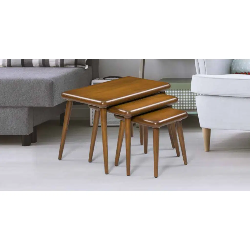 Zigon Osm 18258 CLASS Model klasik Sehpa Ceviz Ahşap Kayın retro ayak El Yapım 