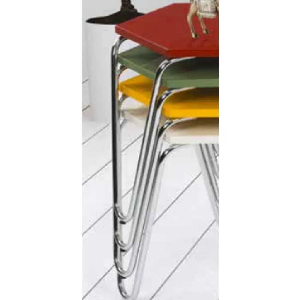 Zigon OSM 11794 PETEK sehpa Metal V Ayak ÇOKLU Renk Tabla Kutu sevk El Yapım